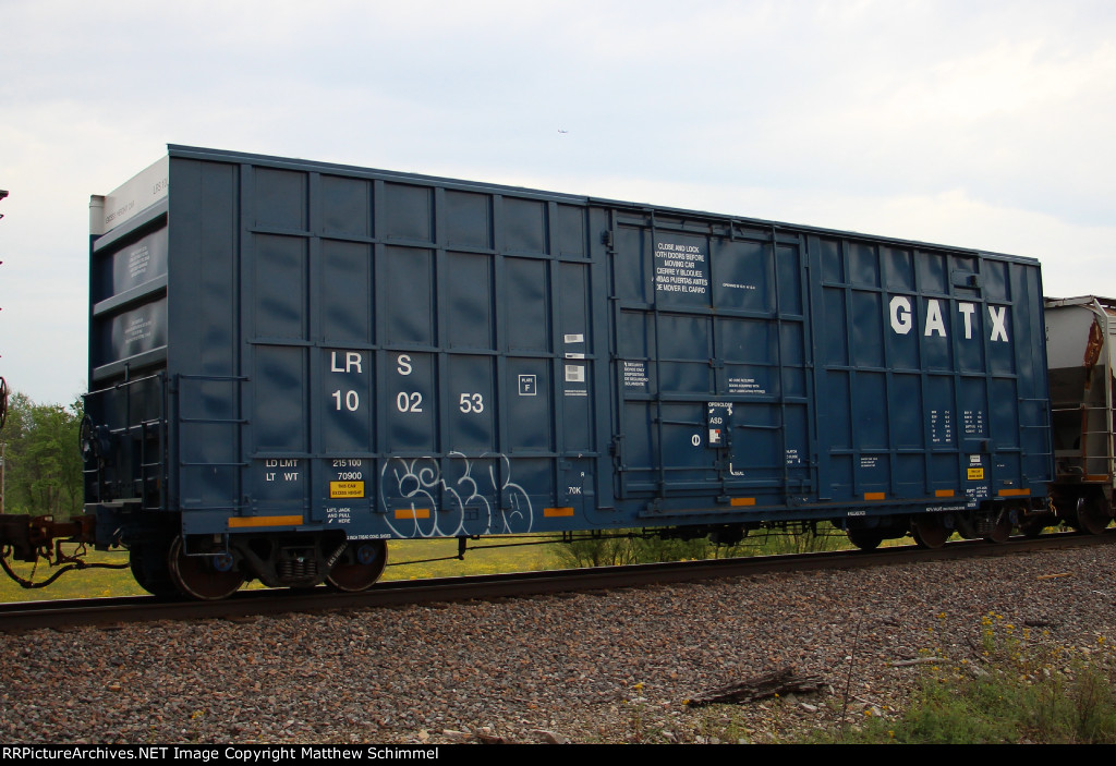 Blue GATX Box Car